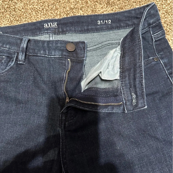 a.n.a Womens Blue Denim Jeans Button Up Size 31 12 EUC Ana - Picture 4 of 8